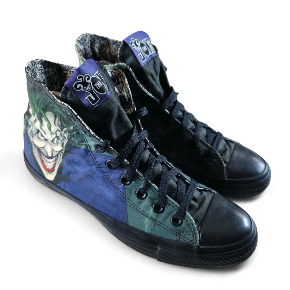 Converse Chuck Taylor All Star High Top - Men's Size 9 DC Comics Joker 150864C